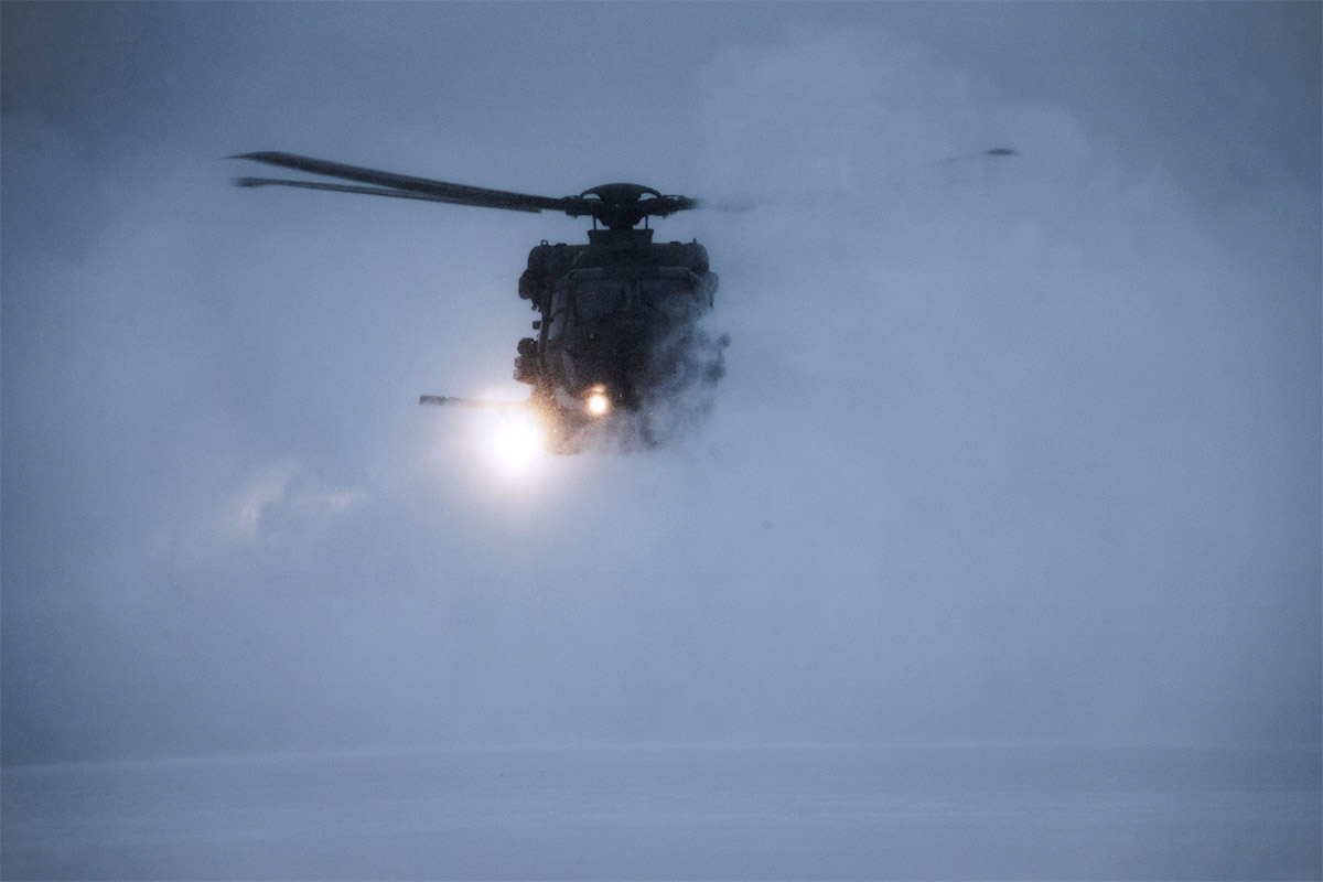 Cold Climate Testing of Helicopters and Weapon Systems Case | FMV T&E